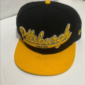 COPY - Pittsburgh Pirates Black and Yellow Cap